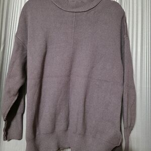 Zaful Mauve Crew Neck Sweater